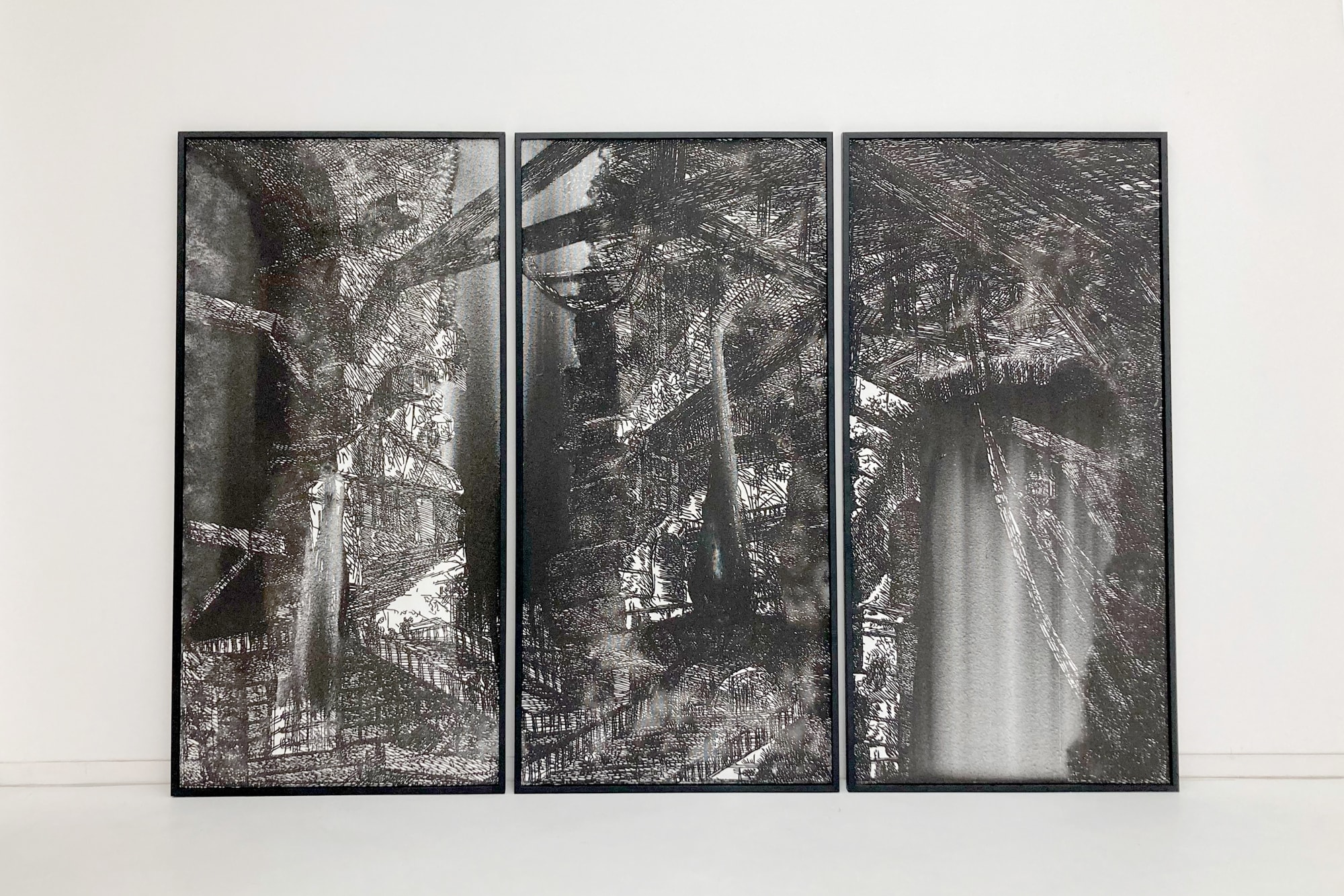 Nicolas Daubanes, Planche XIV: l’arche gothique en feu, 2022