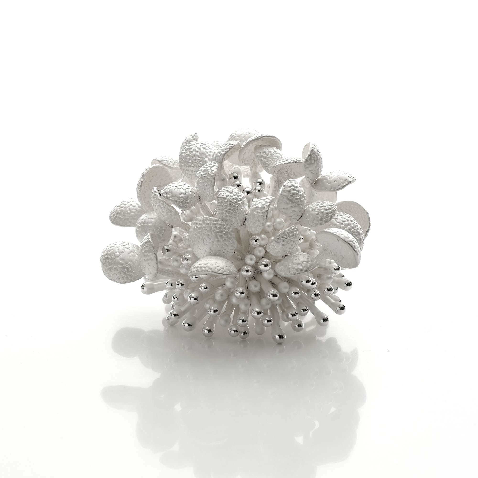 Junko Mori, Silver Organism, Dragon Dew, 2024