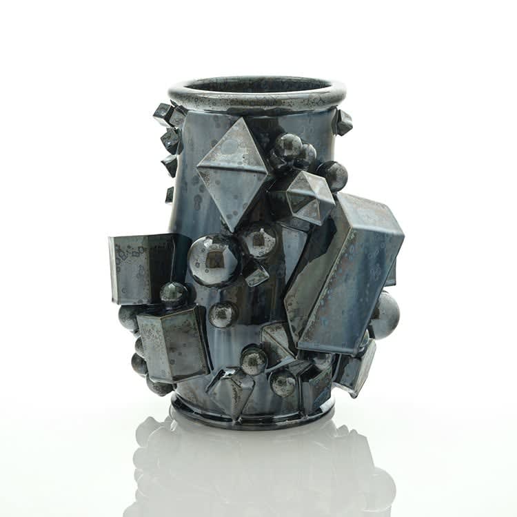 Kate Malone, Black Magma Vase, 2024