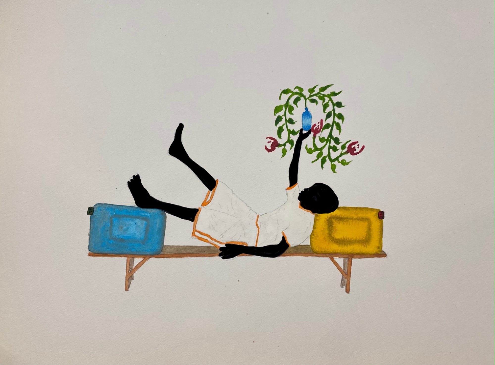 Saidou Dicko, Confortable dans les nuages, 2022