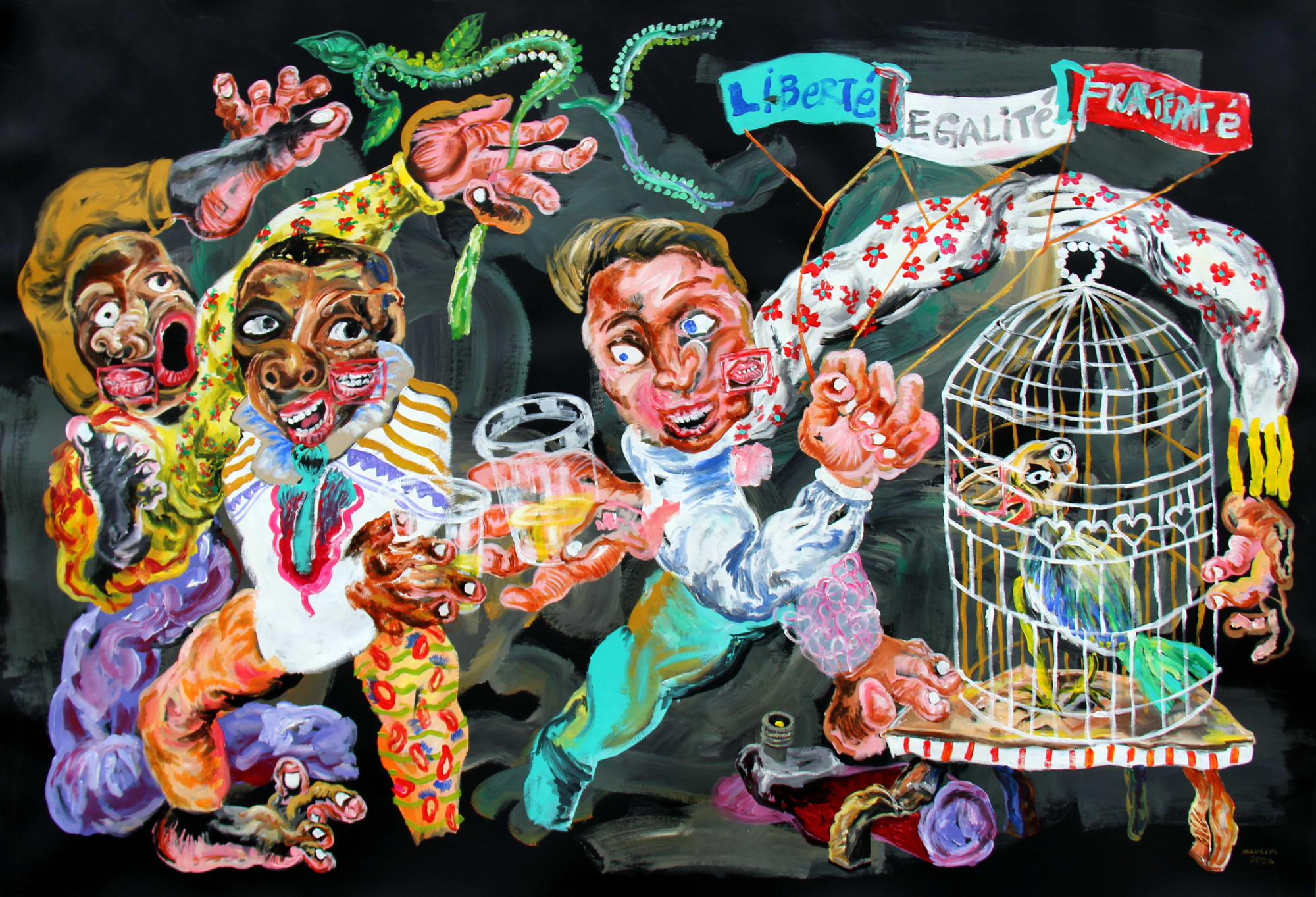 Cristiano Mangovo, In the world of the strong, 2021