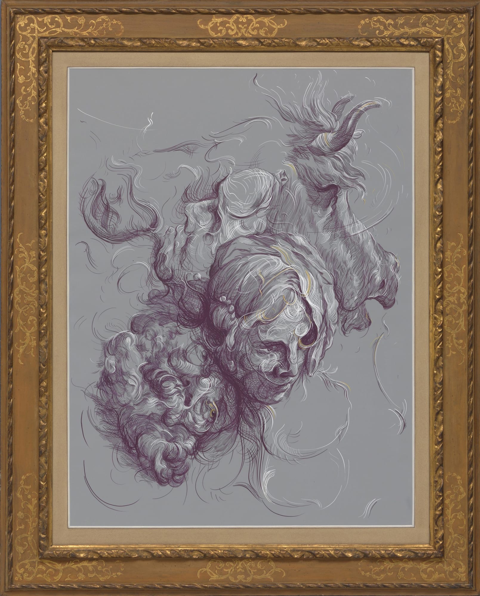 Glenn Brown, Oh well, enough said, bring on the dead, 2018