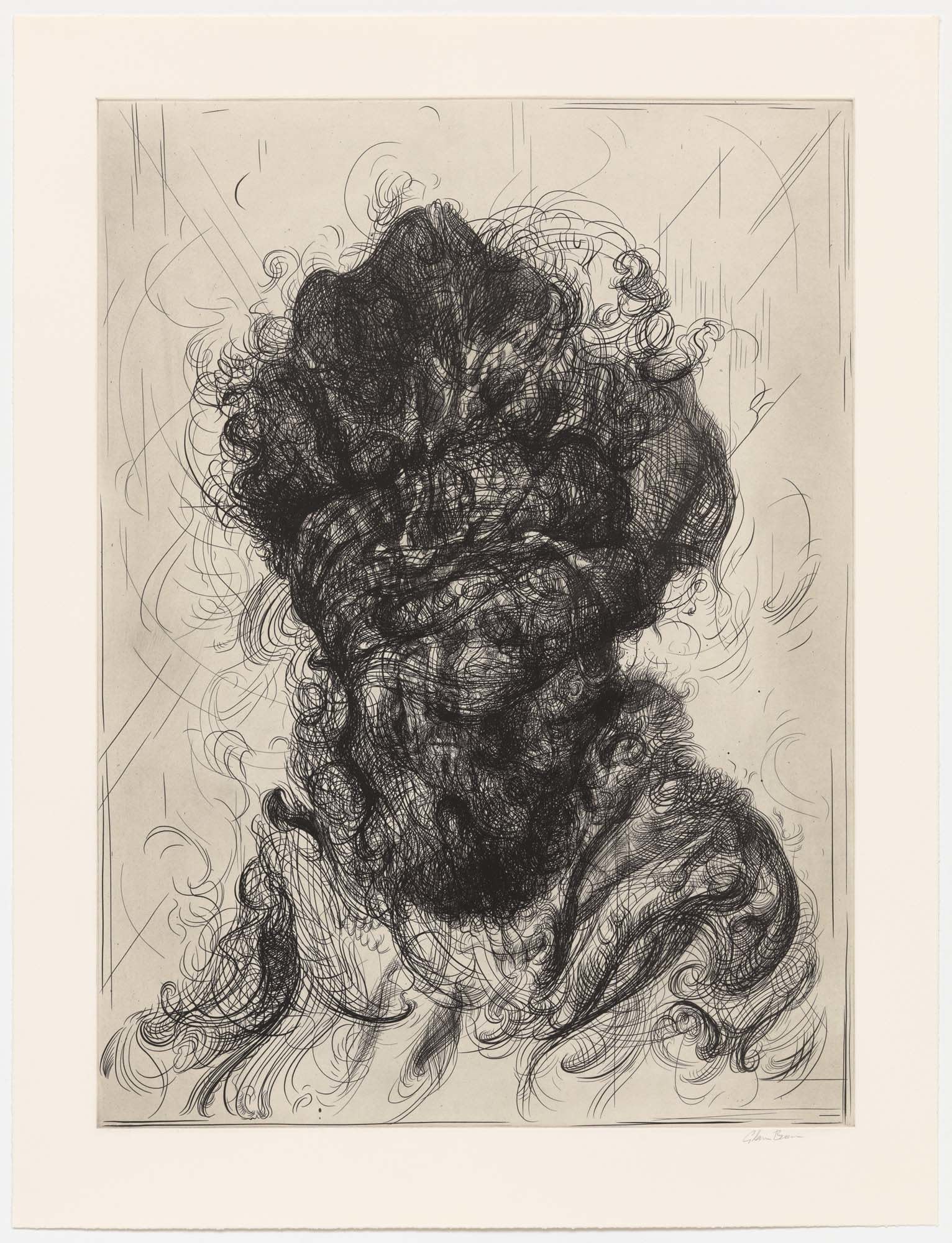 Glenn Brown, Half-Life (after Rembrandt) 5, 2016