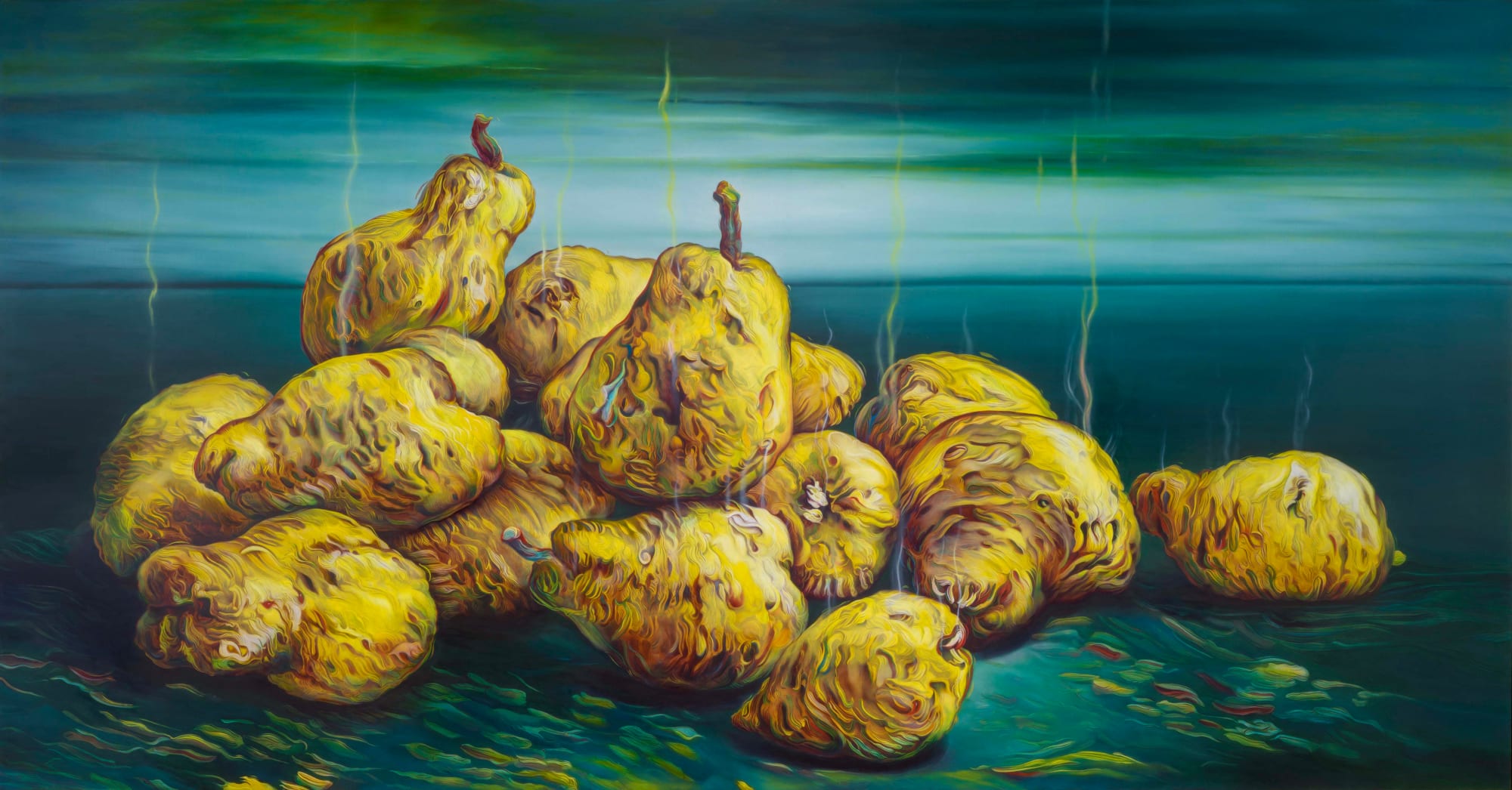 Glenn Brown, Shipwreck, Custom of the Sea, 2022/2024