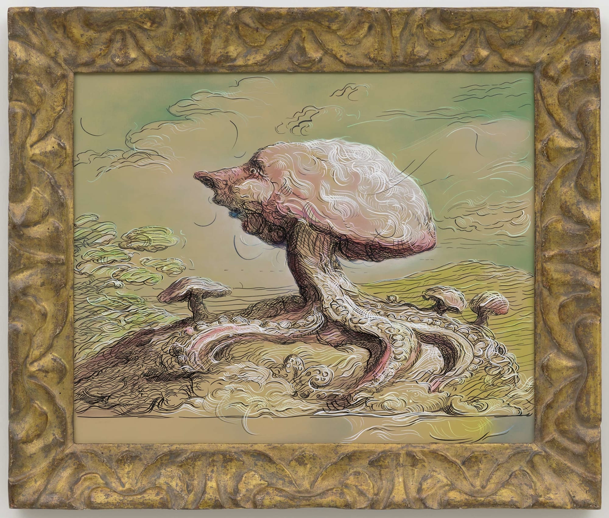 Glenn Brown, The Bleating Shoe, 2020