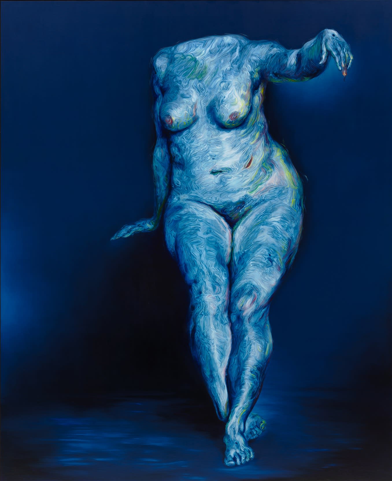 Glenn Brown, Die Mutter des Kunstlers, 2016