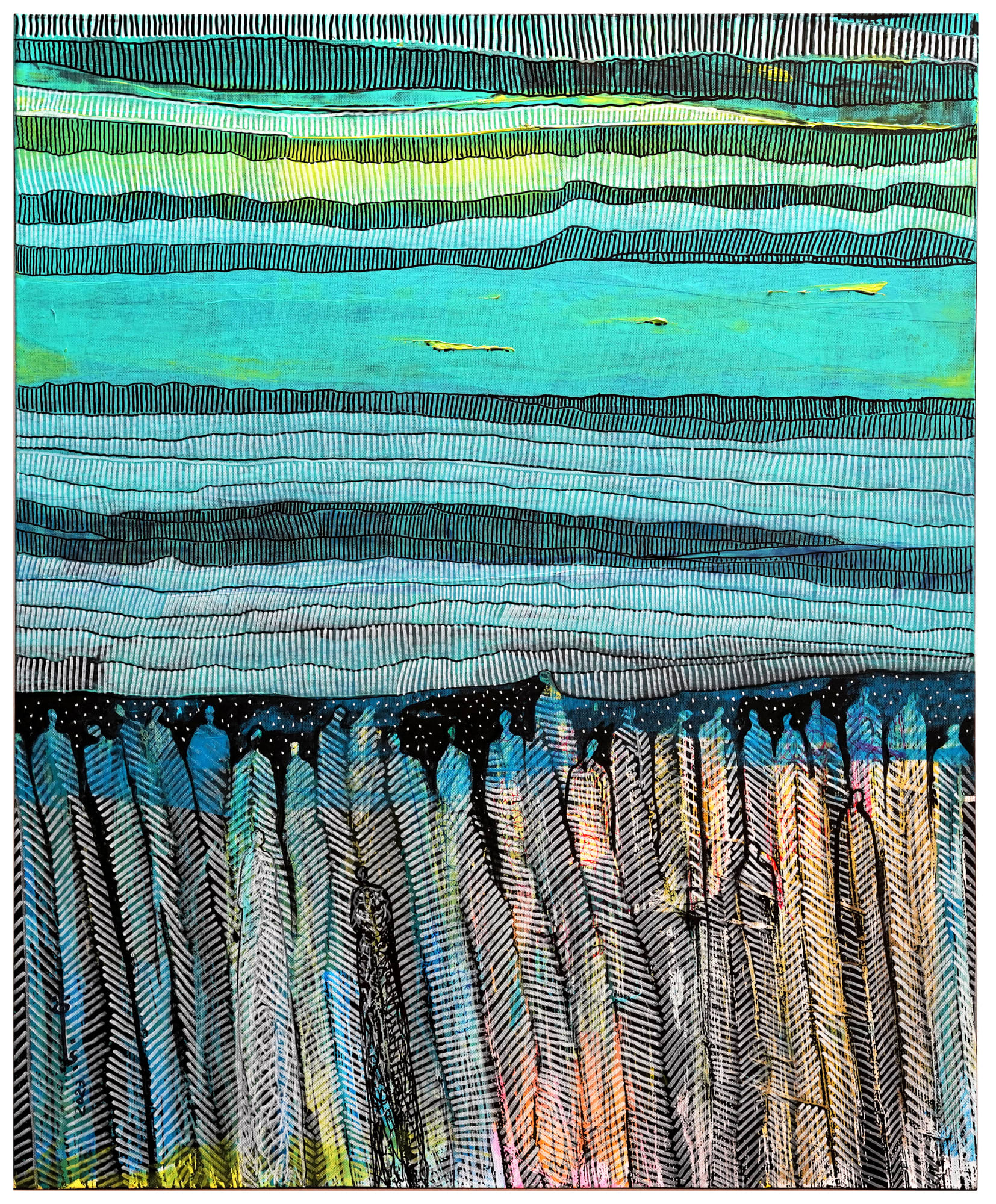 Najat Makki, Untitled 210, 2023