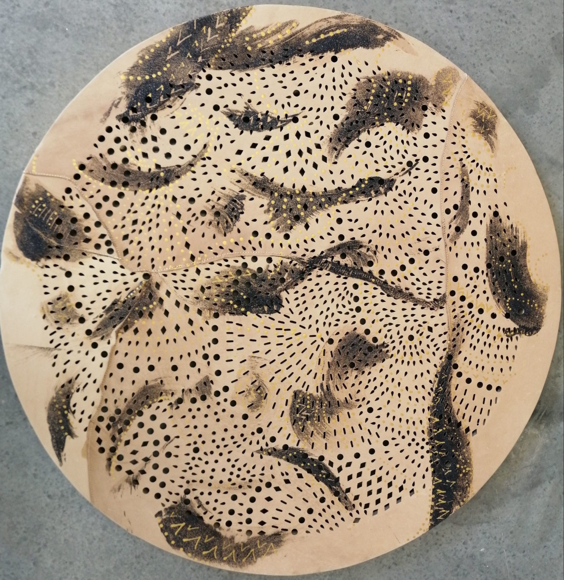 Kohar Kevorkian, No Title darker84cm diameter, 2017