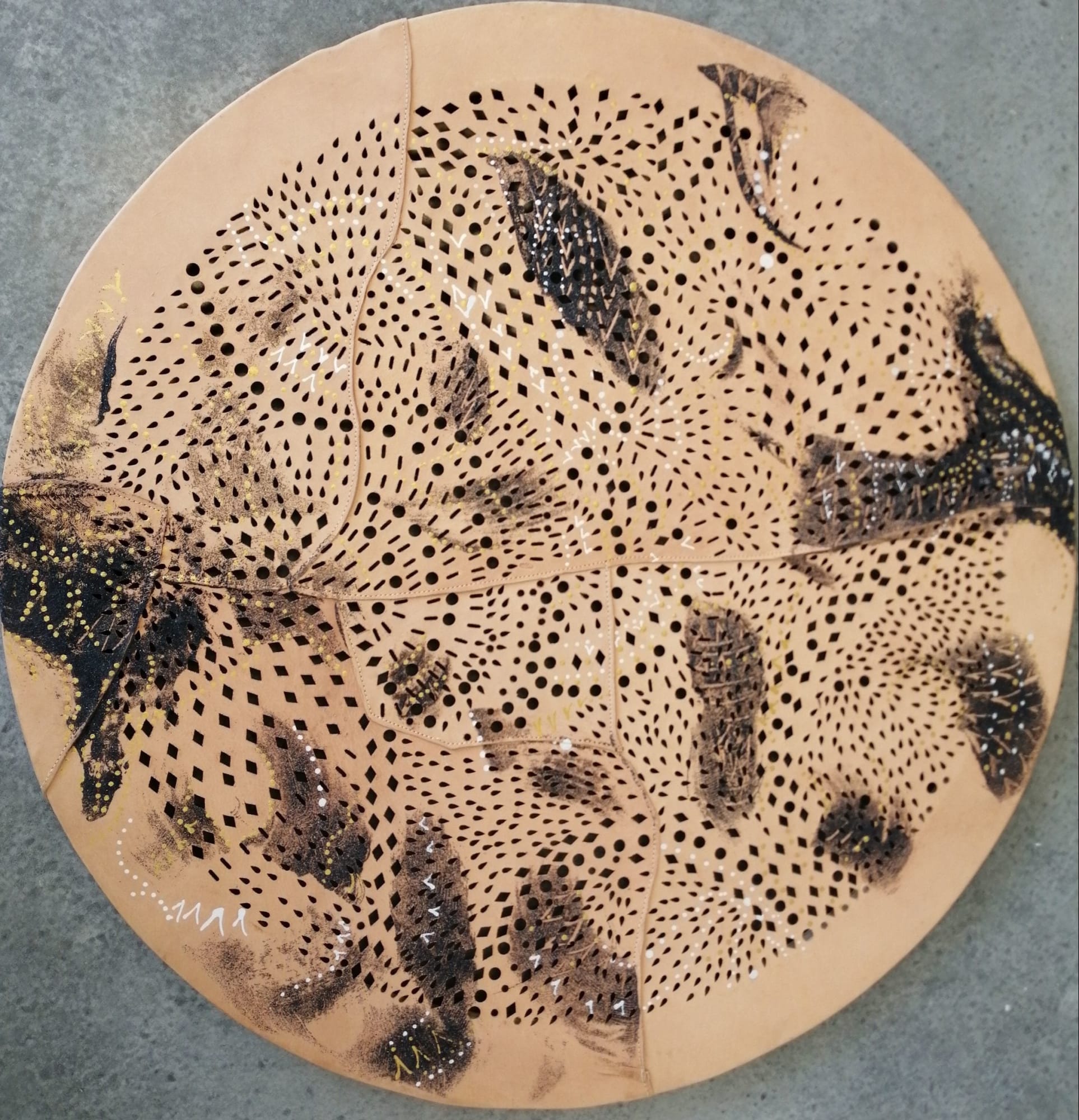 Kohar Kevorkian, No Title 84cm diameter, 2017