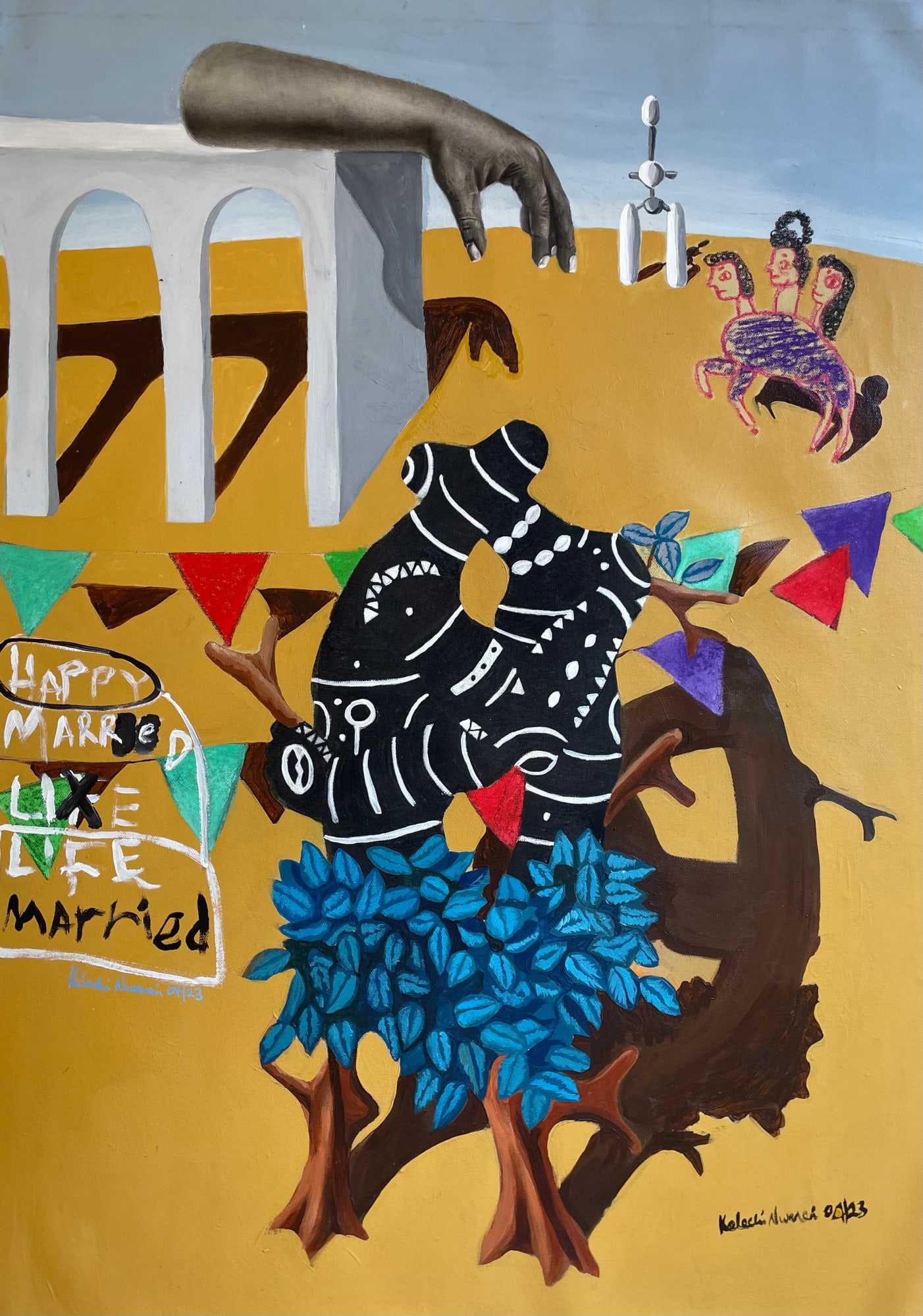 Kelechi Charles Nwaneri, Postcard 1: Wedding Blessings, 2023