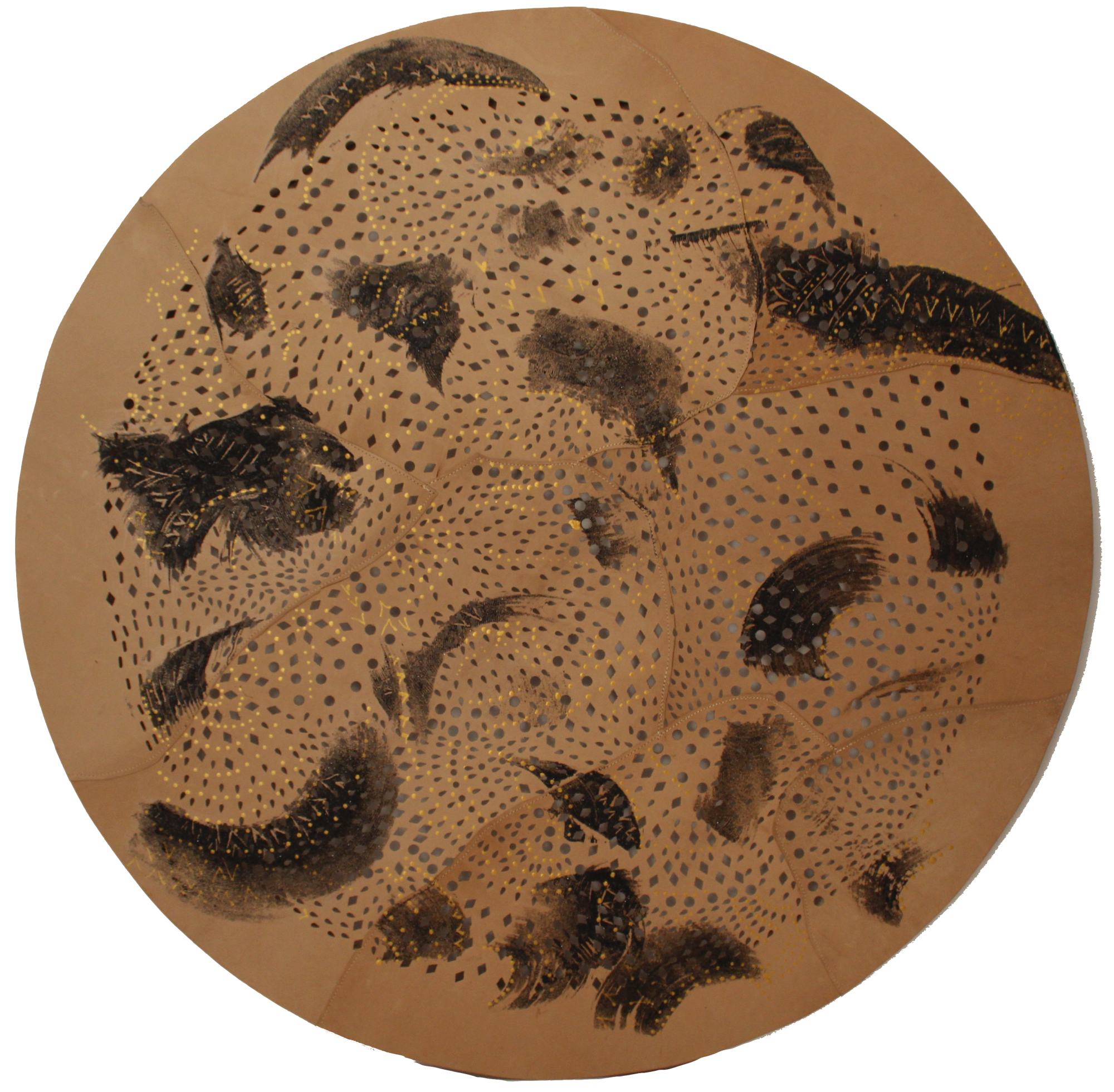 Kohar Kevorkian, No Title darker100cm diameter, 2017