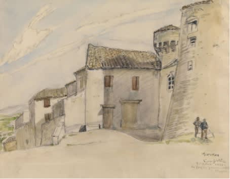 Leonard Tsuguharu Foujita, Gordes, 1951
