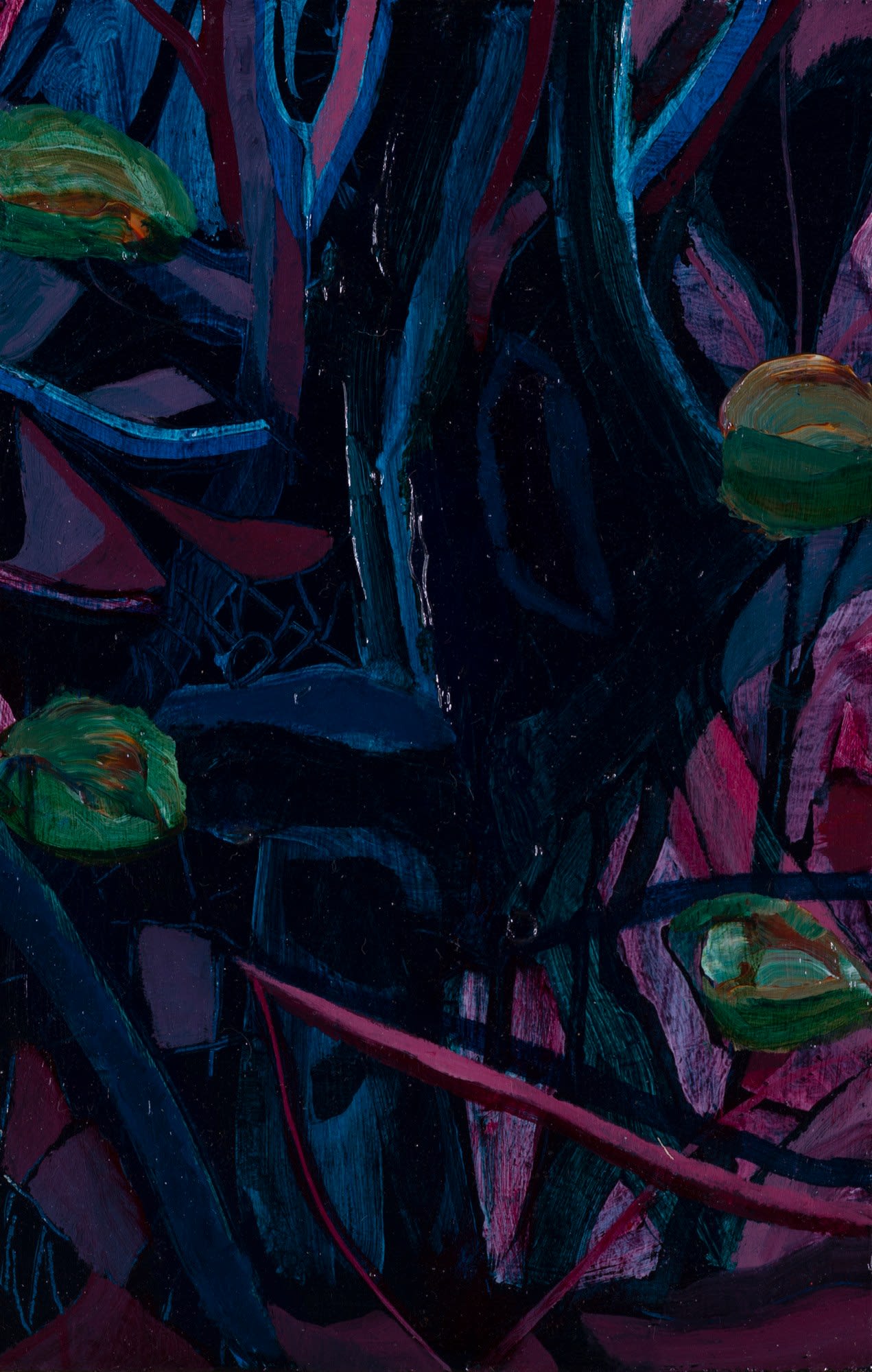 Joe Packer, Blue Duckcluster (Study V), 2022