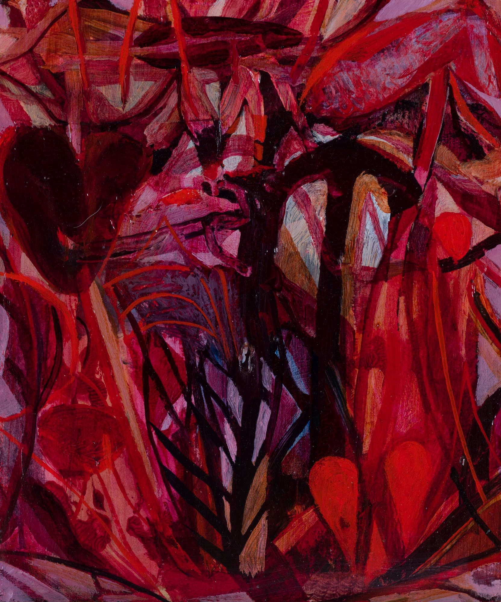 Joe Packer, Red N. Wood (study IX_, 2023