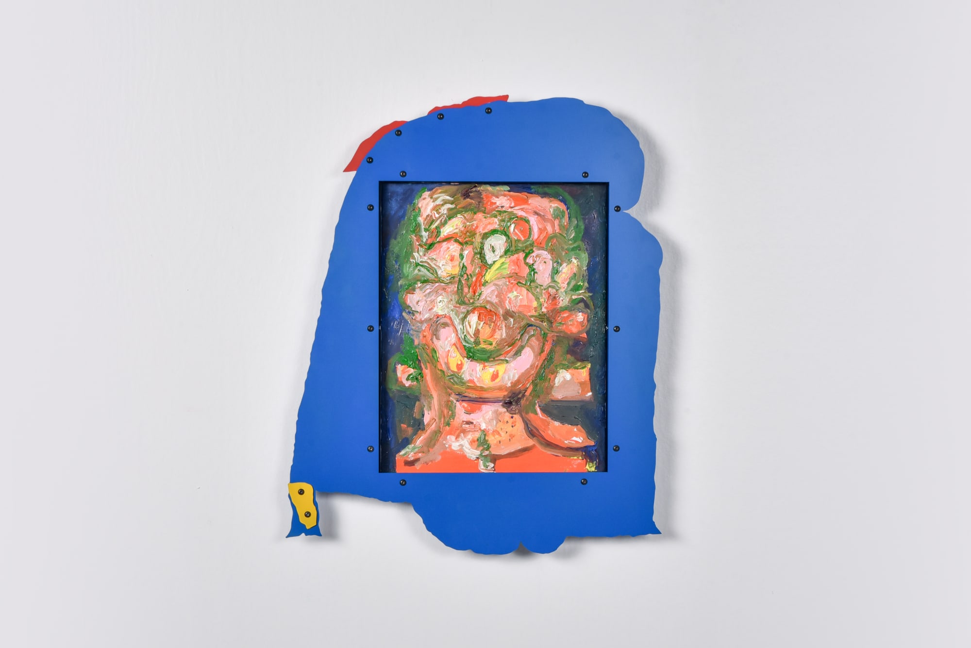 Serban Ionescu, Untitled with blue frame, 2021