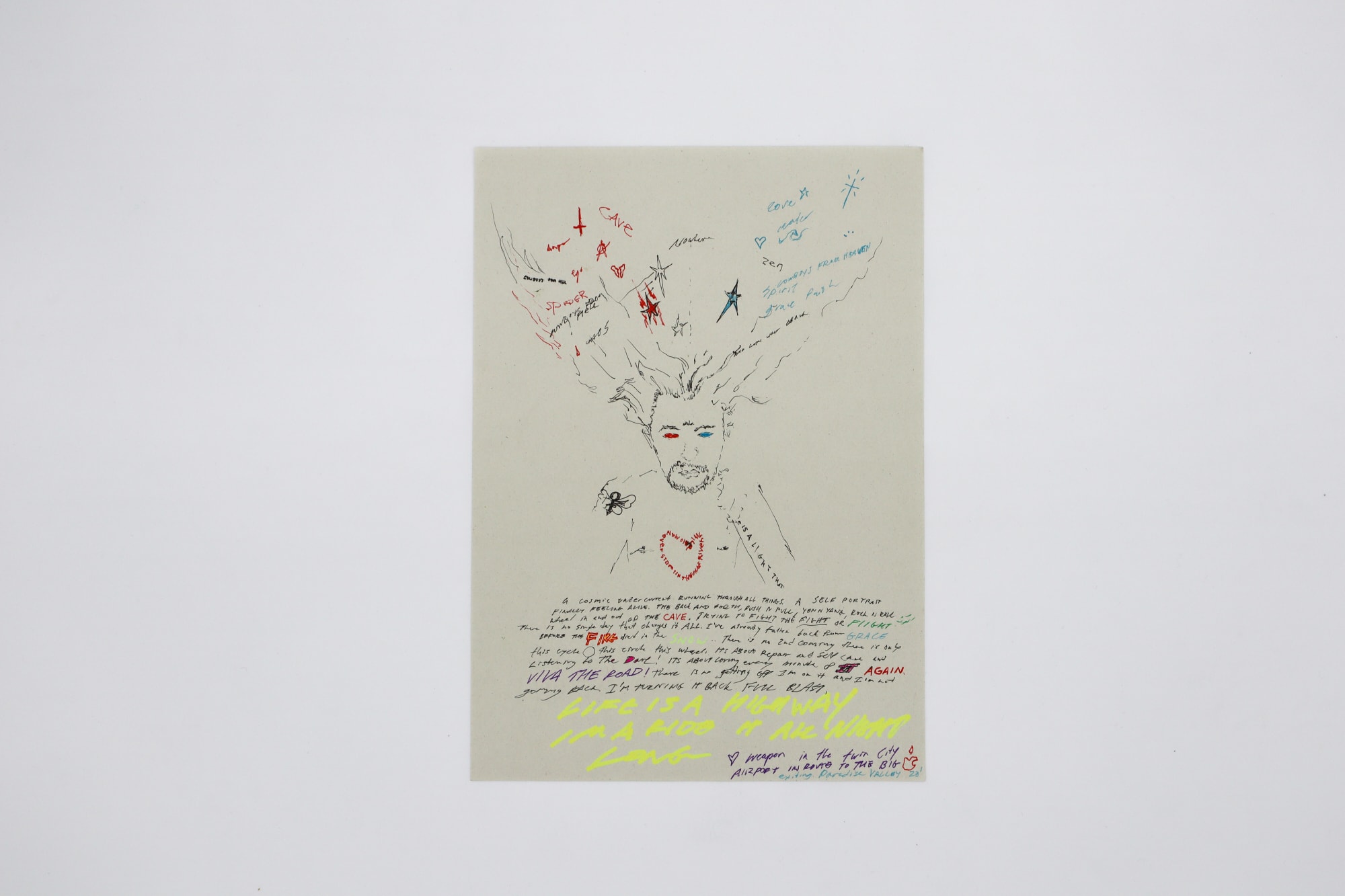 Luke Haeger, Self Portrait From Nowhere, 2023