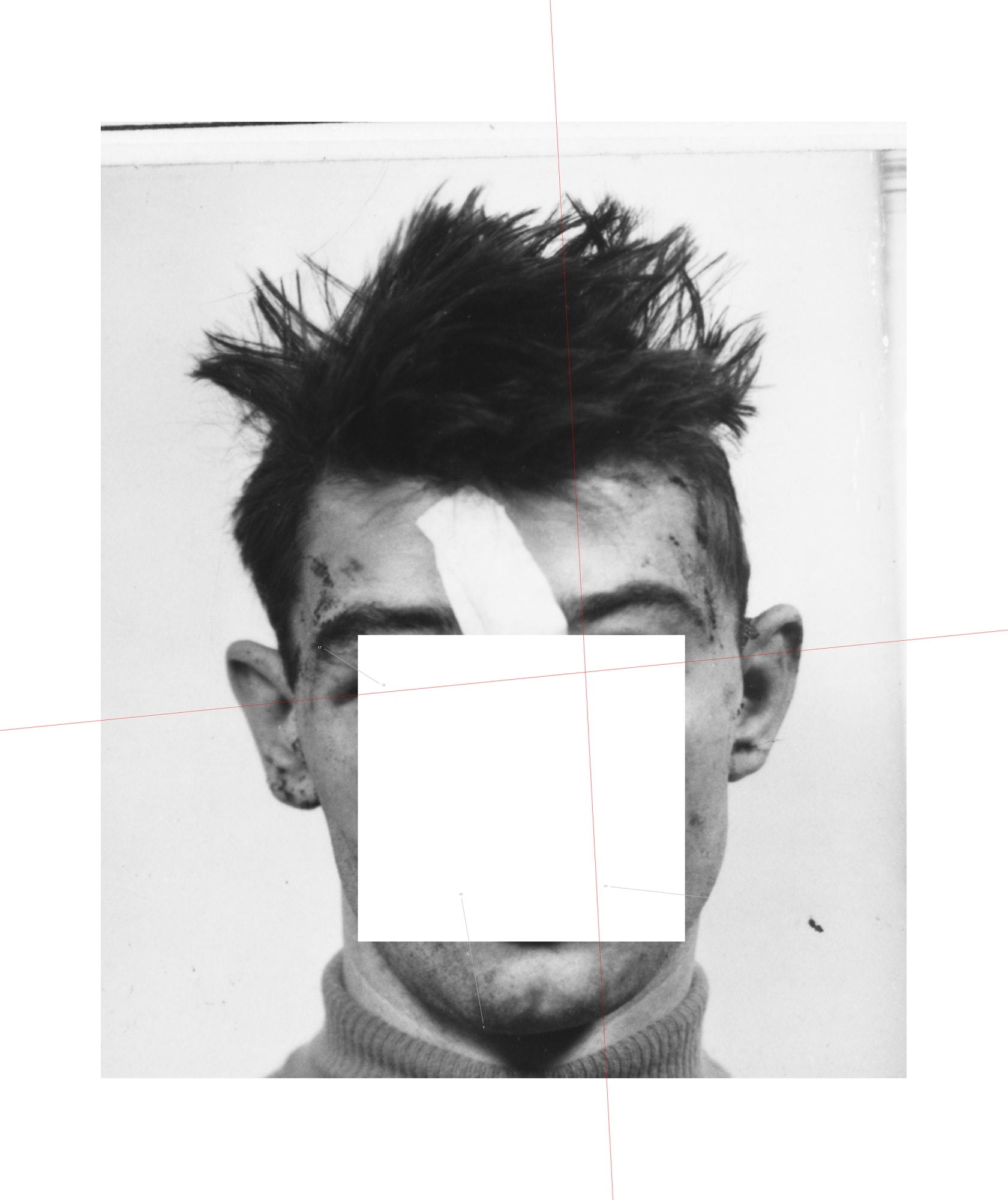 Trevor Paglen They Took the Faces from the Accused and the Dead… (#00114_1_F), 2020 Pigment print 50 x 42 in 127 x 106.7 cm Edition of 5 plus 2 artist's proofs