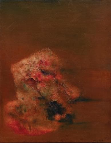 Zhou Chunya, Red Stone, 1999