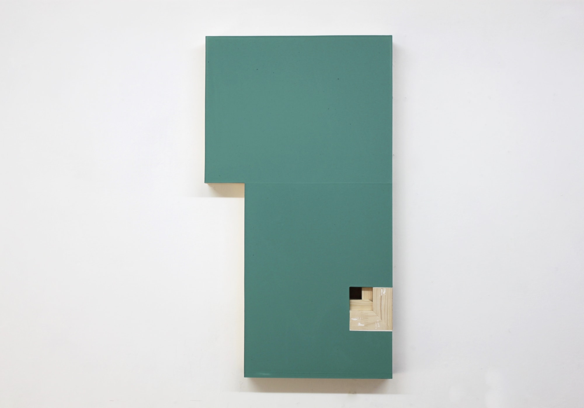 Molly Thomson, Untitled (turquoise, with left turn)