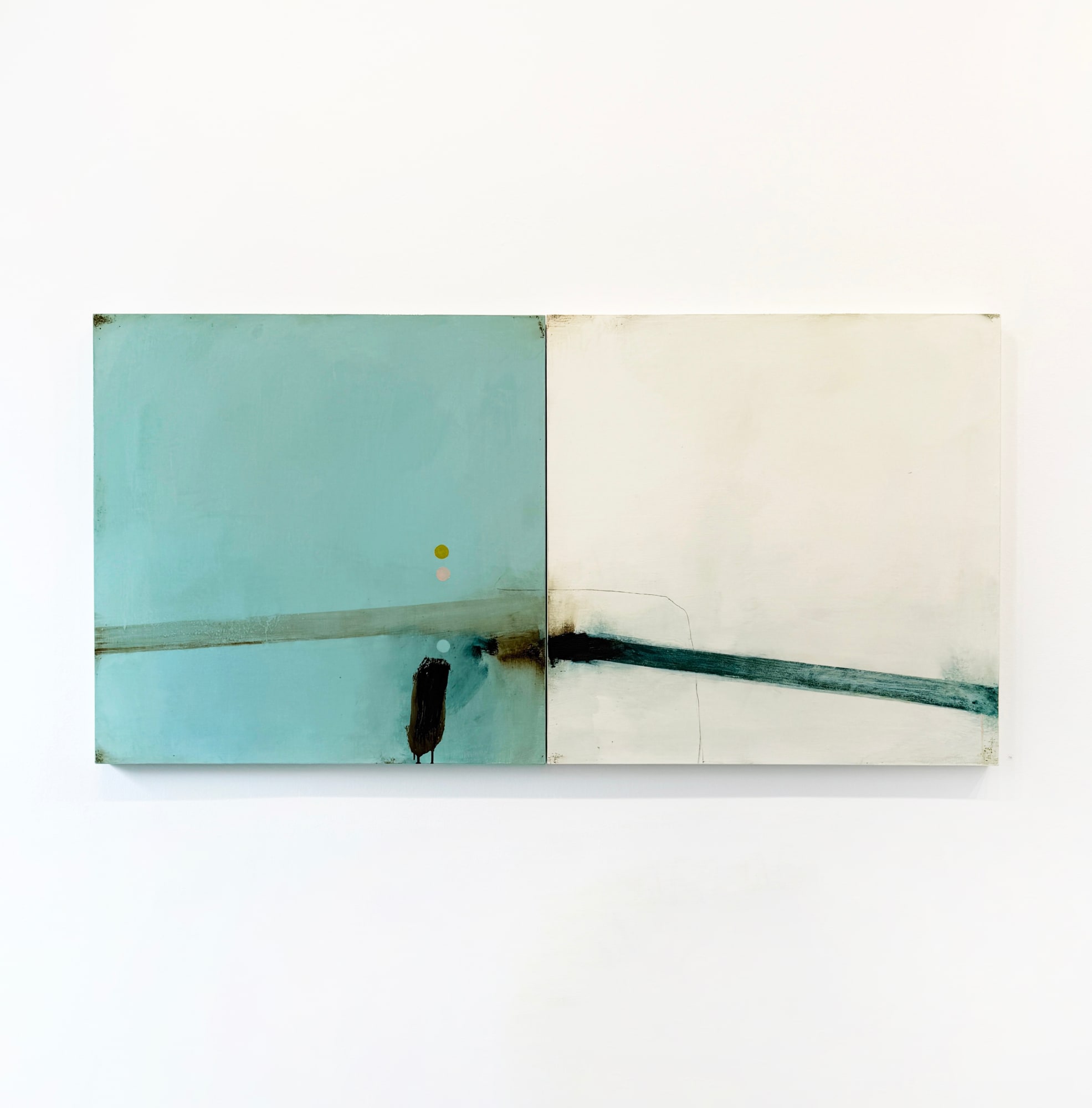 Adam Taylor, Winter Morning Commuter (Diptych)