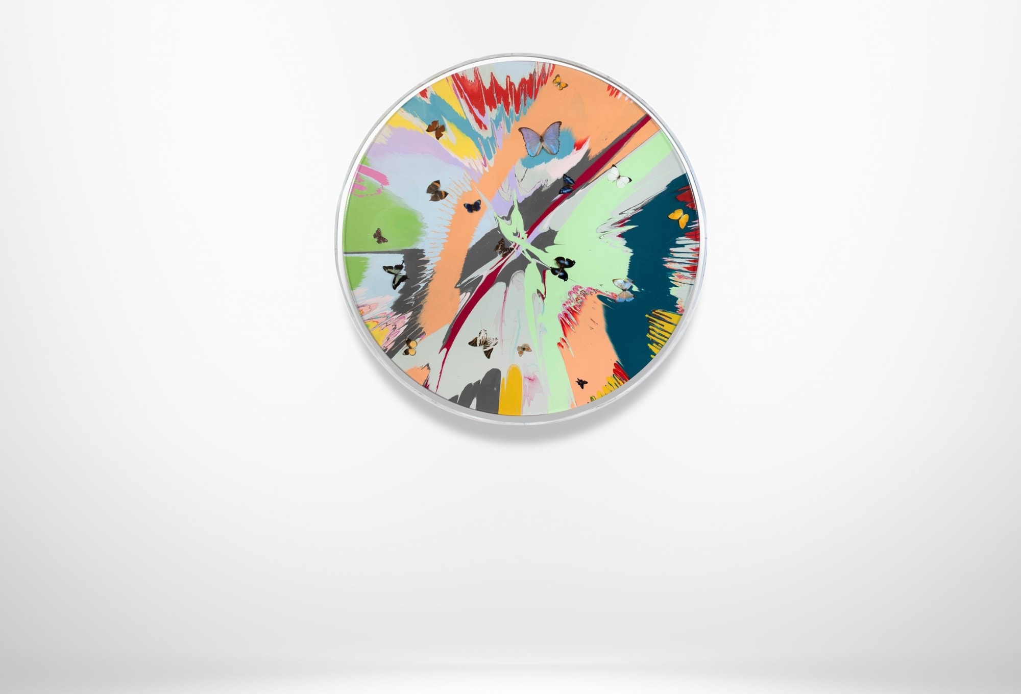 Damien Hirst, Beautiful Grinch Painting (with Butterflies), 2007