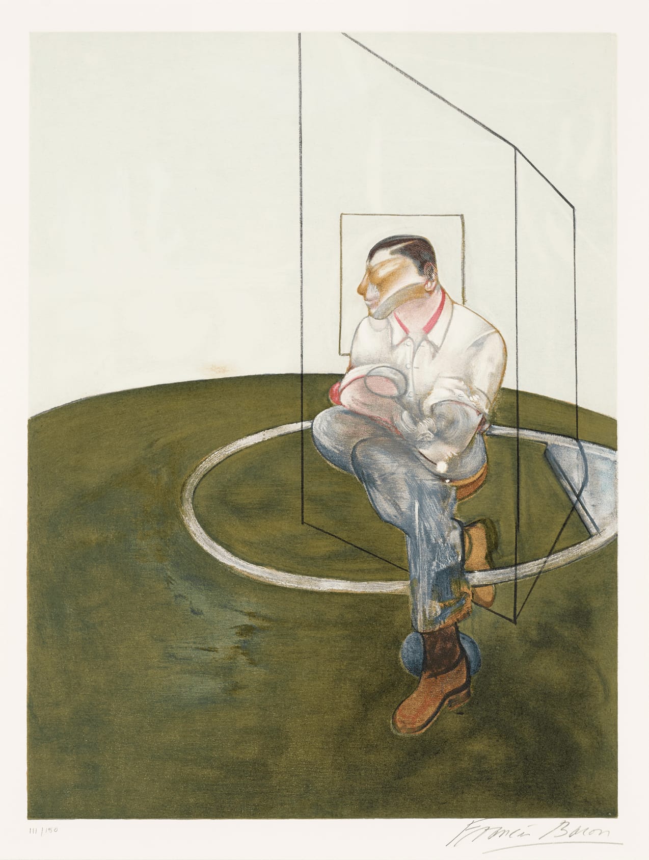 Francis Bacon, Etude pour un portrait de John Edwards (s.9480)) Study for a Portrait of John Edwards, 1986