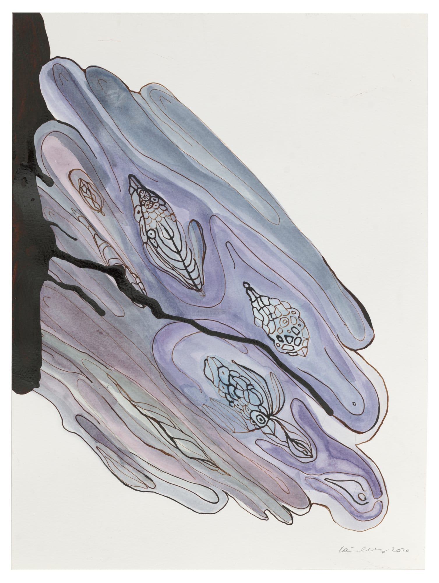 Carin Ellberg, Faller ut, 2020