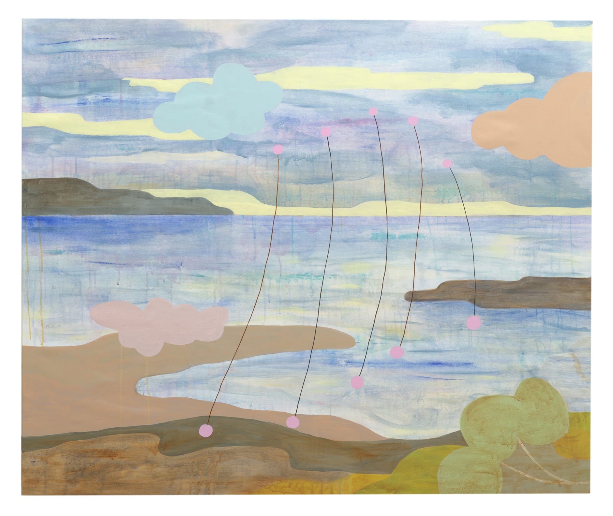 Carin Ellberg, Okända landskap med trådar 2, 2020