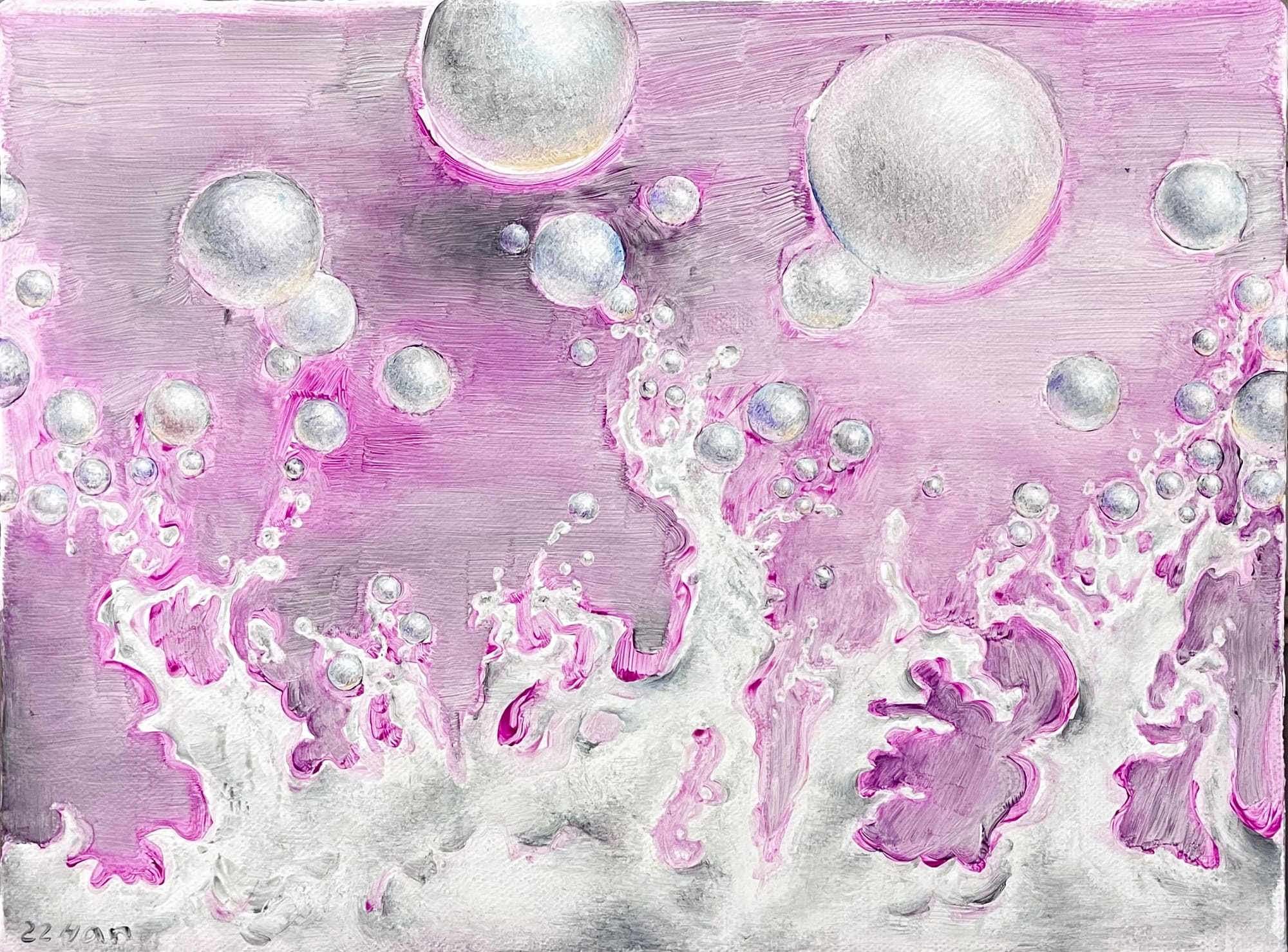 HAN Jiaquan, Waves #2 浪花（二）, 2022