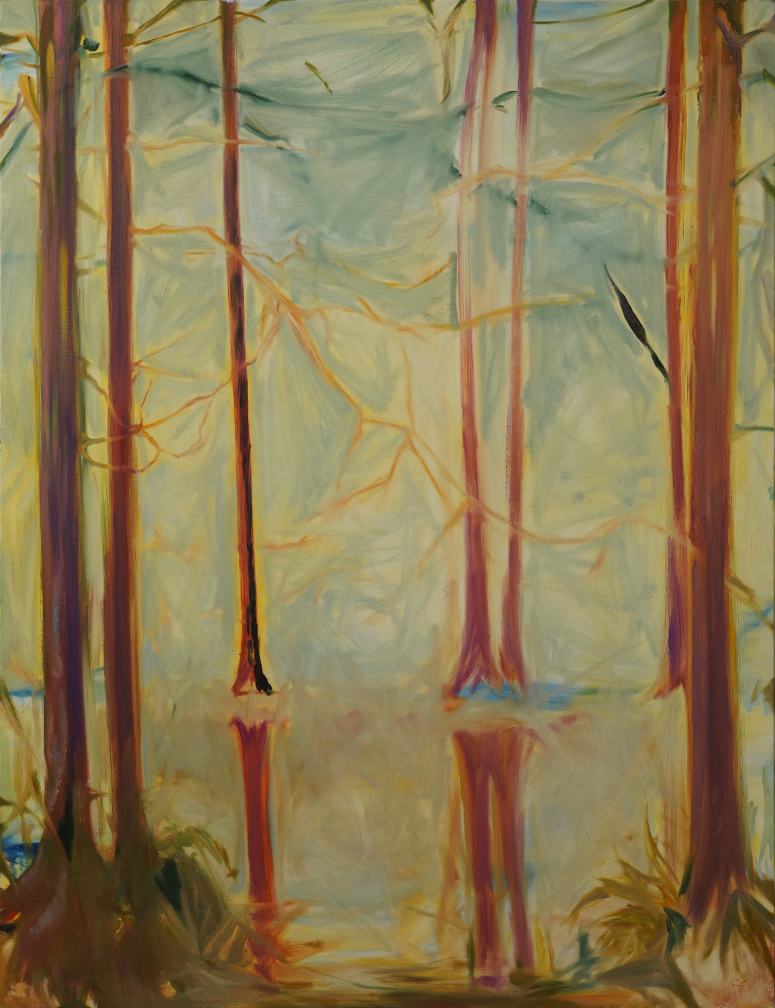 JING Shijian, Forest spring 林泉, 2023