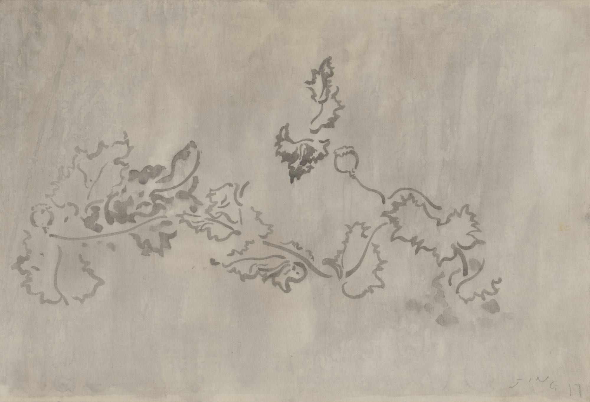 JING Shijian, Poppy 罂粟, 2019