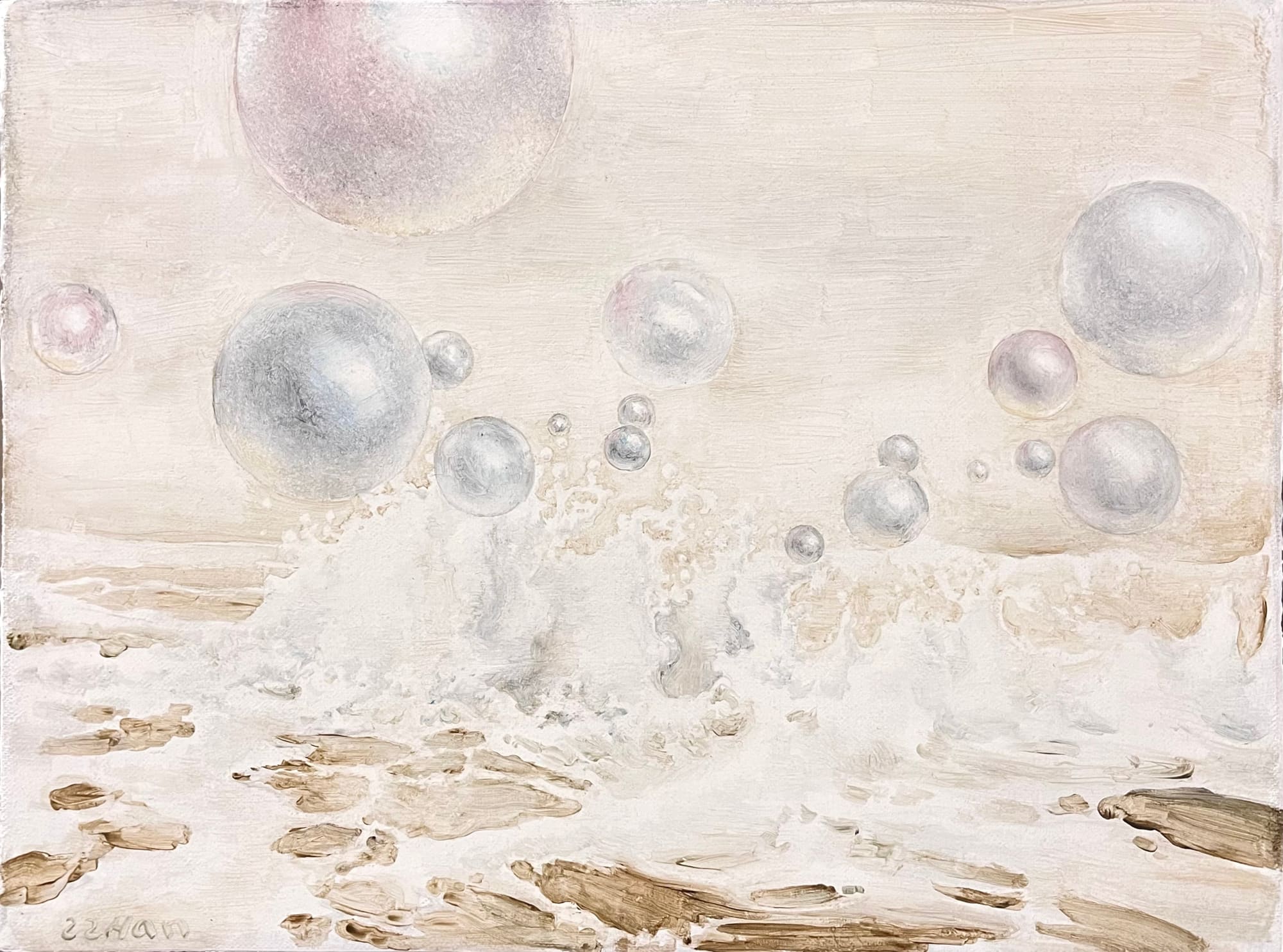 HAN Jiaquan, Waves #1 浪花（一）, 2022