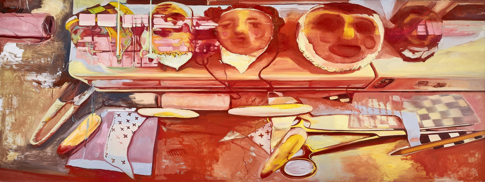 LEE Jihyun, Red Scene_Parts, 2020