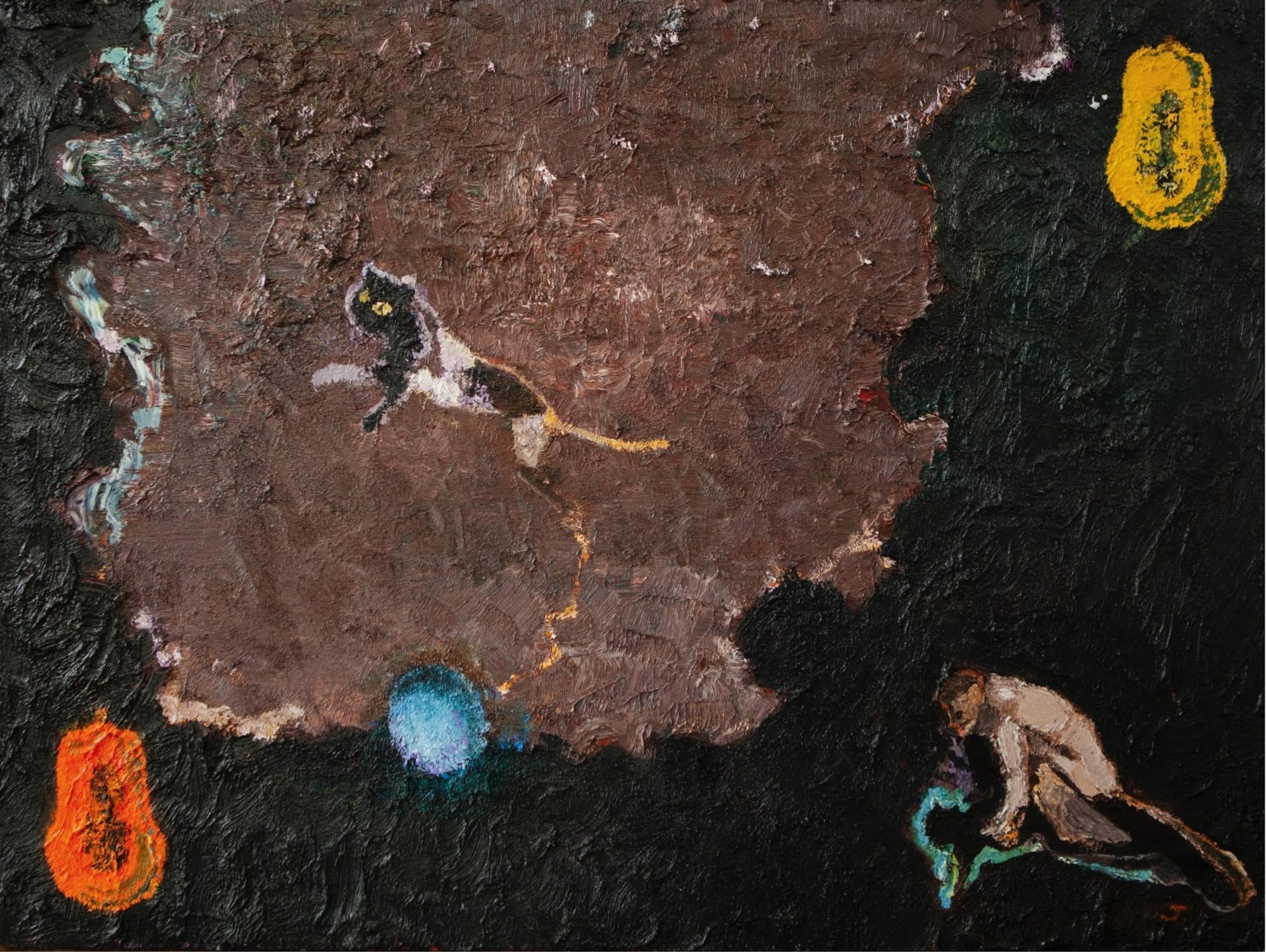 JING Shijian, Anthropomorphic Cat Silhouette, 2018