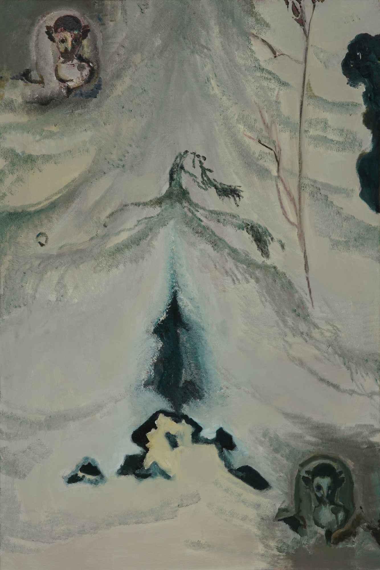 JING Shijian, High in the clouds 云端, 2023