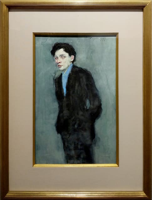 Malcolm T. Liepke, Man in Blue Suit, 1999