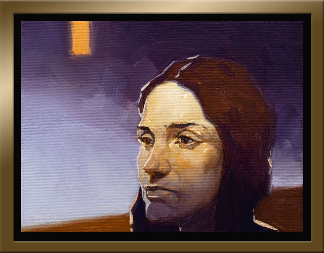 Denis Sarazhin, Portrait XC, 2020