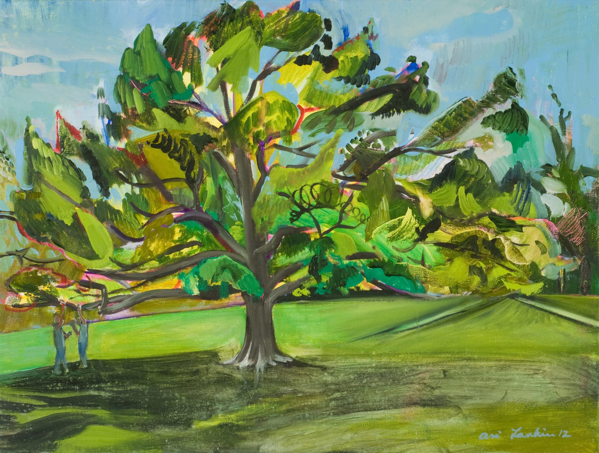 Ari Lankin, Summer Showers - Sheep Meadow NW - Central Park, 2012