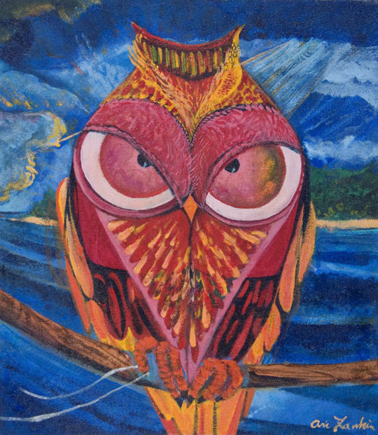 Ari Lankin, Silver Lining Love Owl, 2014