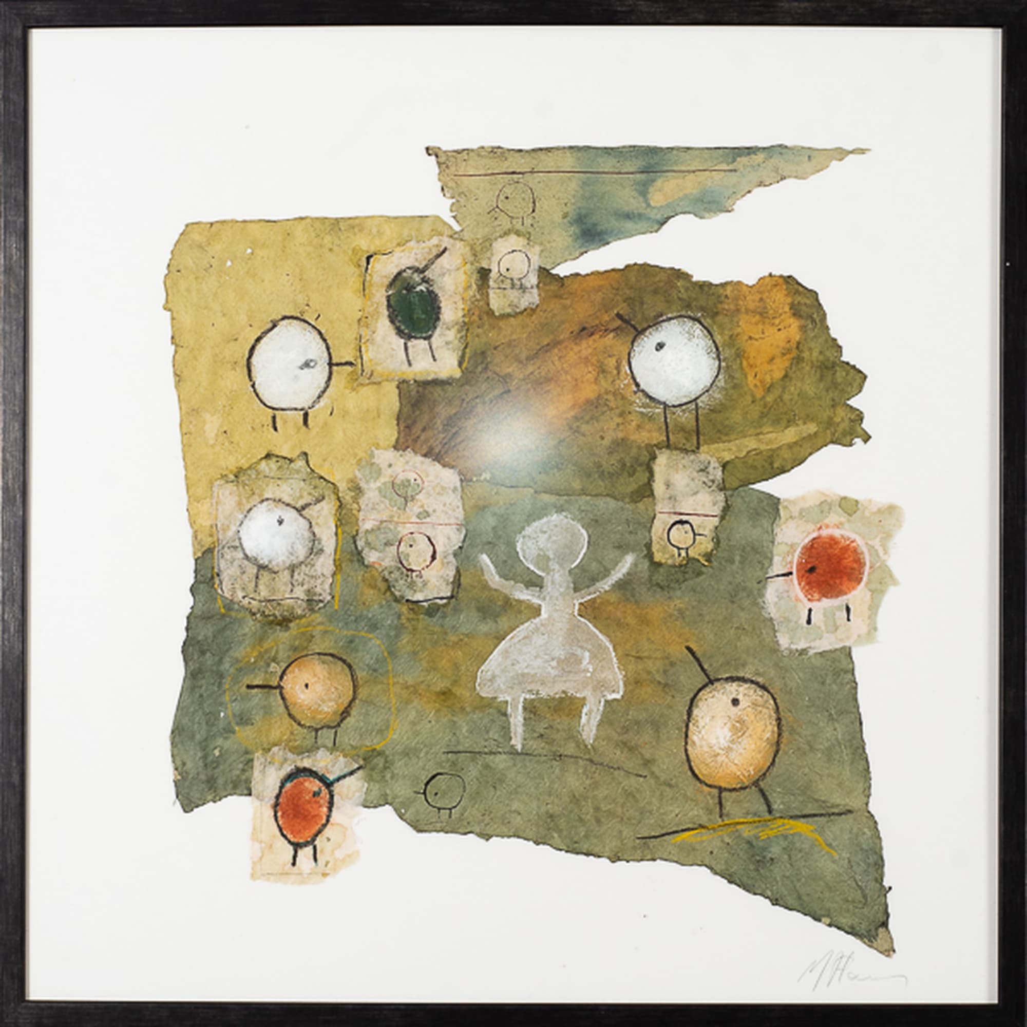 MICHEL FLAMME, A GIRL AND HER BIRDS