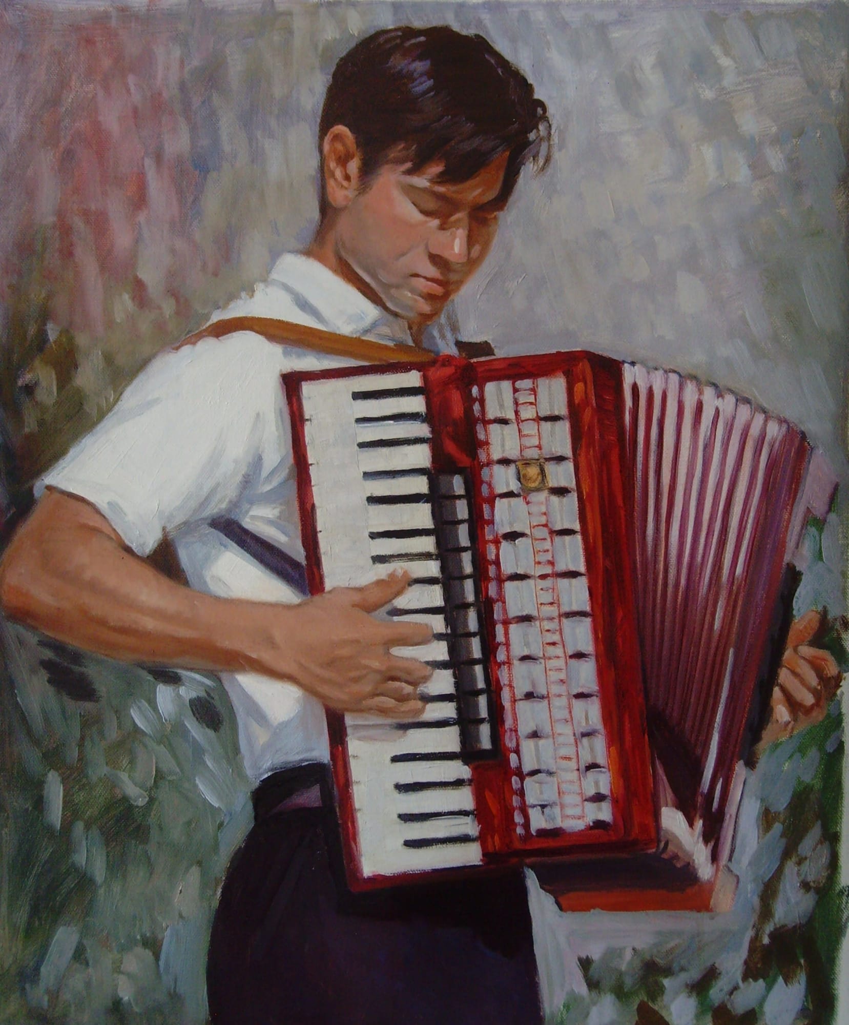 이우자, 아코디언 연주, 2007