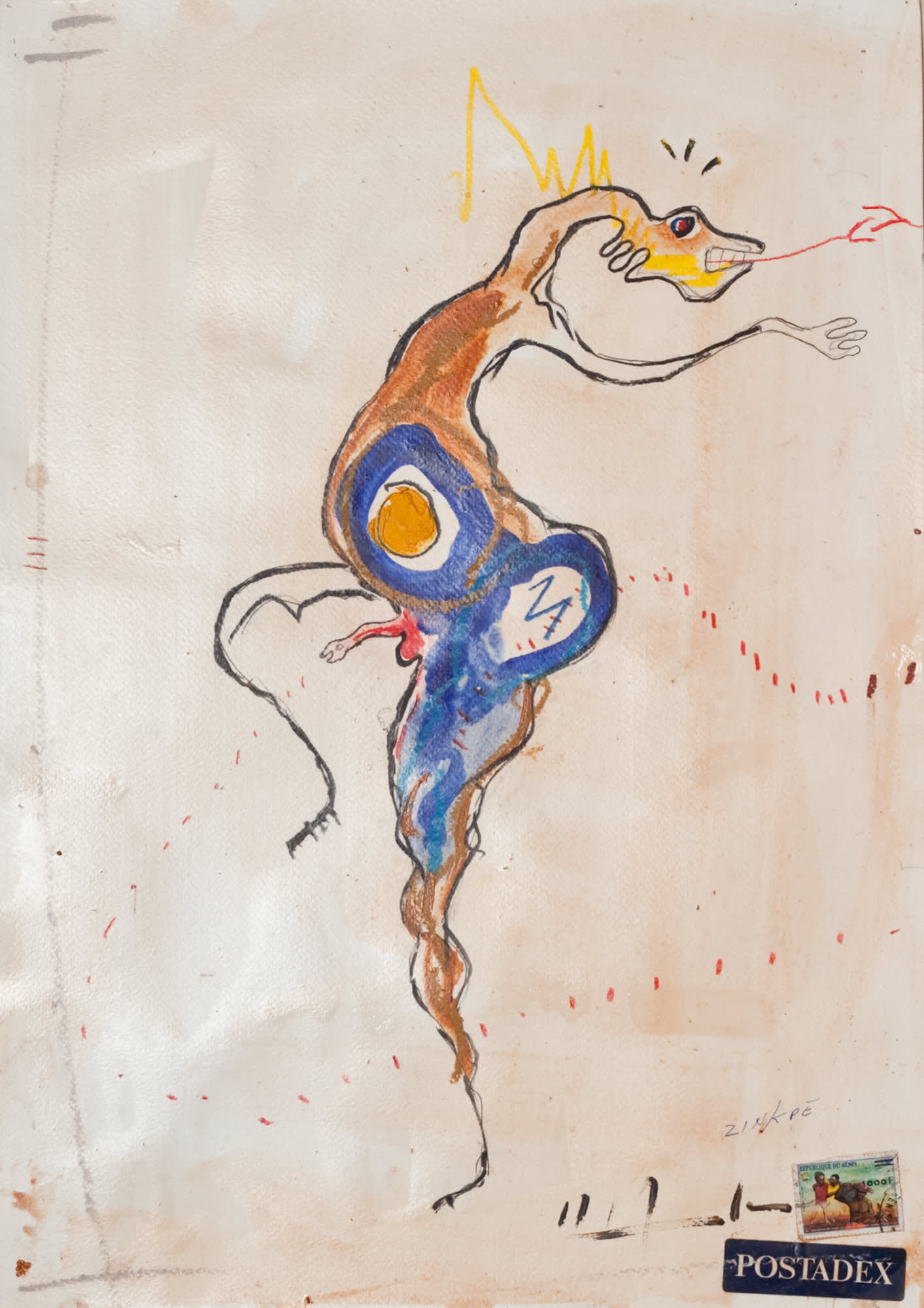 Dominique Zinkpè, untitled, 2005