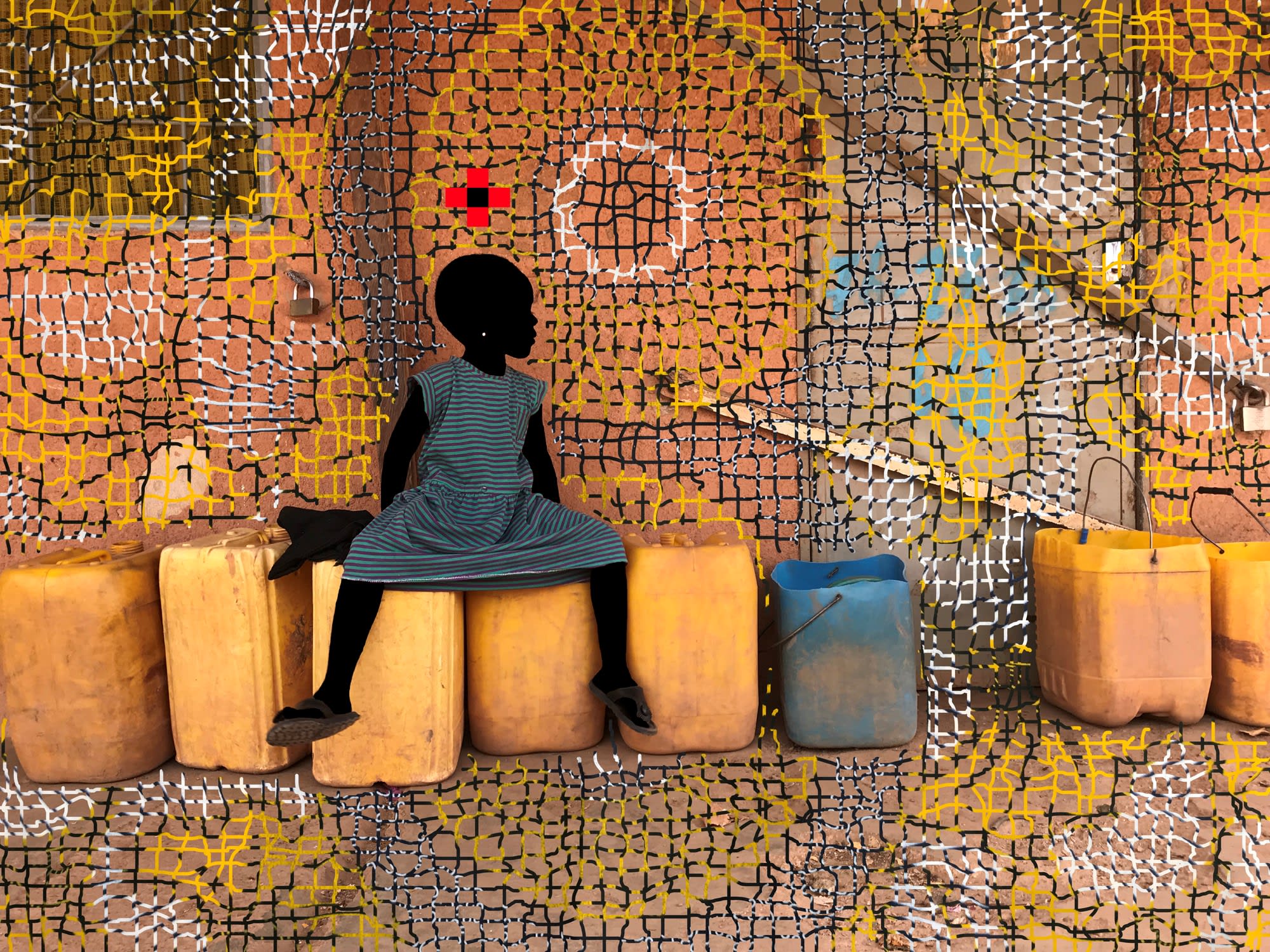 Saïdou Dicko, YELLOW CANS, 2019