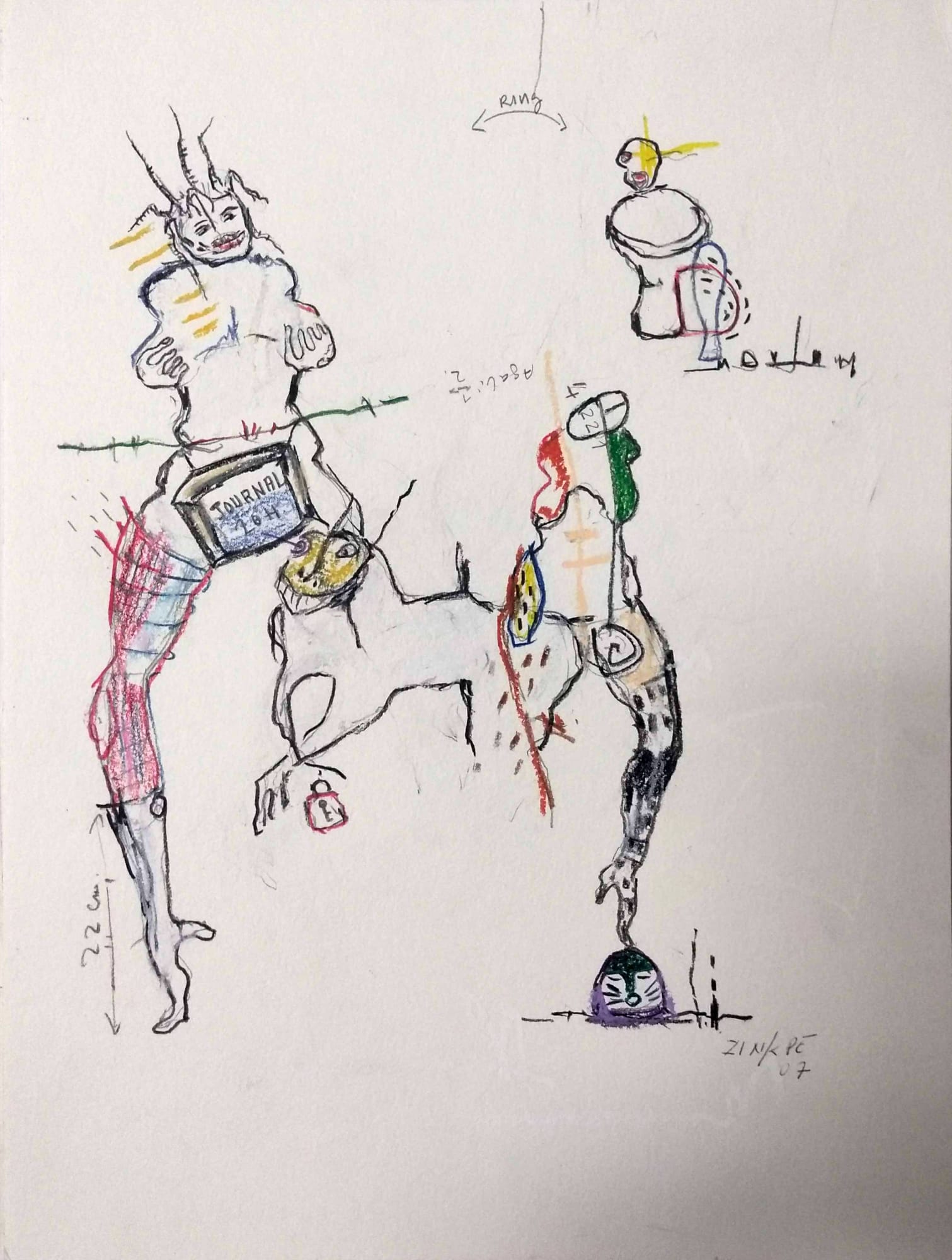 Dominique Zinkpè, untitled, 2007