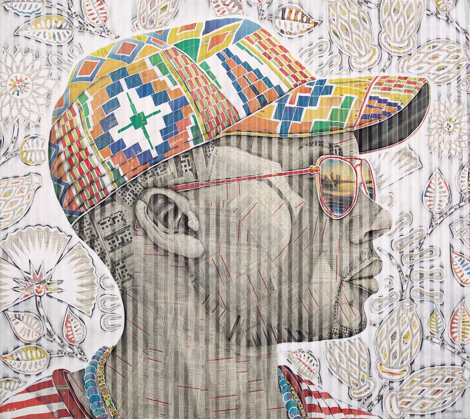 Gary Stephens, Itumeleng, The Kente Cap, 2020