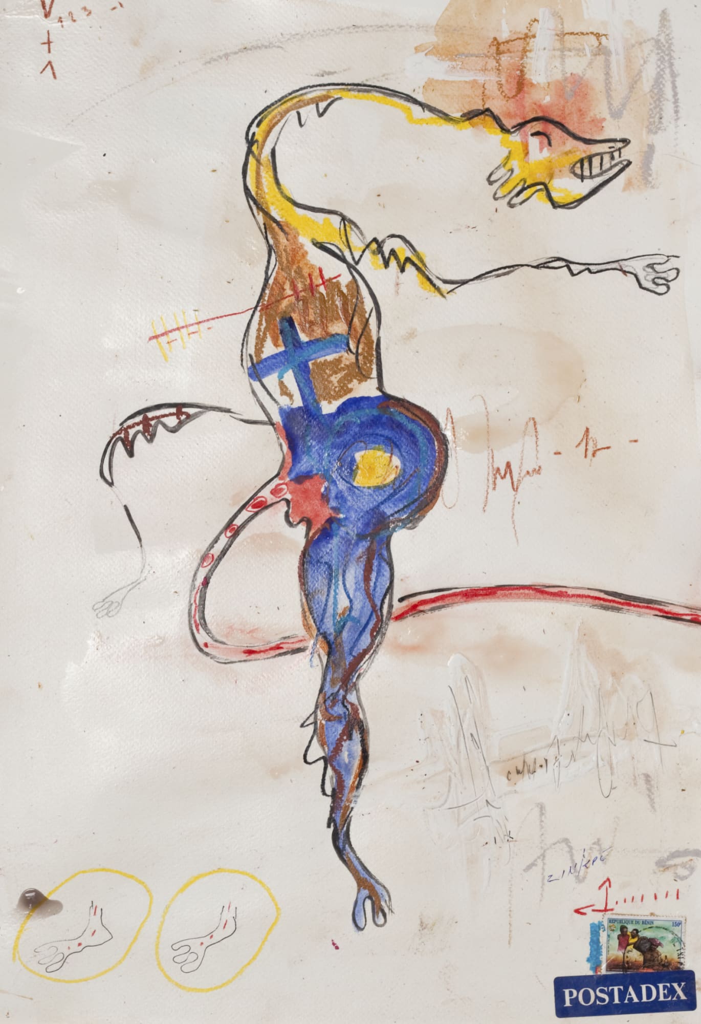 Dominique Zinkpè, untitled, 2005