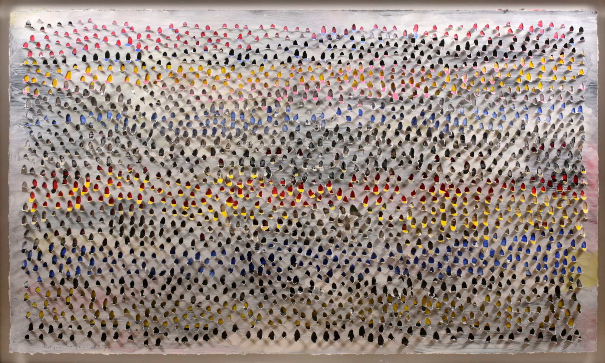 Toyin Loye, Behind the Facade, 2017