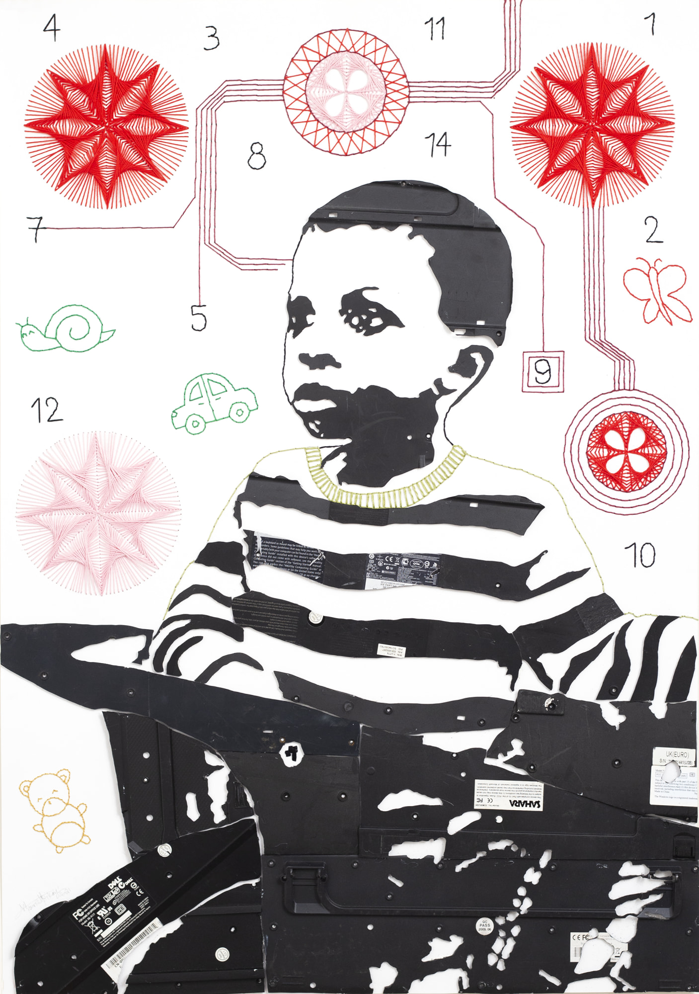 Maurice Mbikayi, BOY IN THE TROLLI, 2021