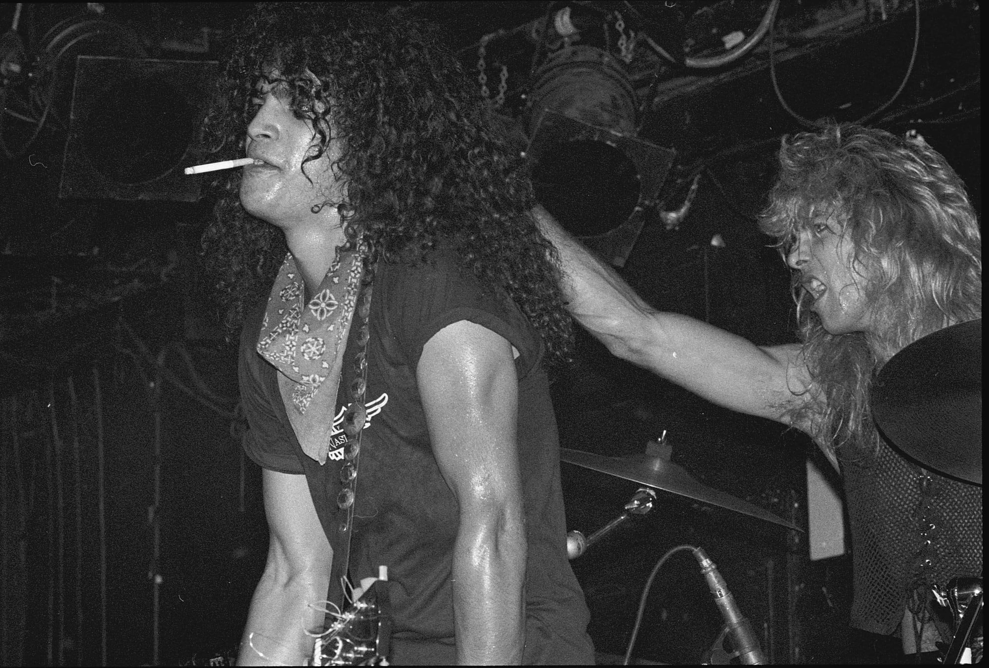 Richard Bellia, Slash at the Marquee, 1987