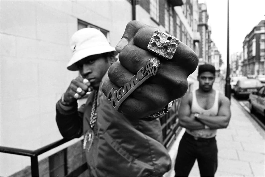 Richard Bellia, LL cool Jay - Londres, 1986